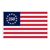 3x5’ Betsy Ross “250” Anniversary Embroidered Flag