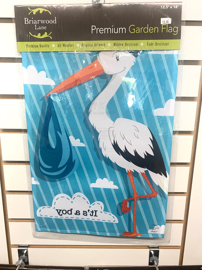 It’s A Boy Garden Flag