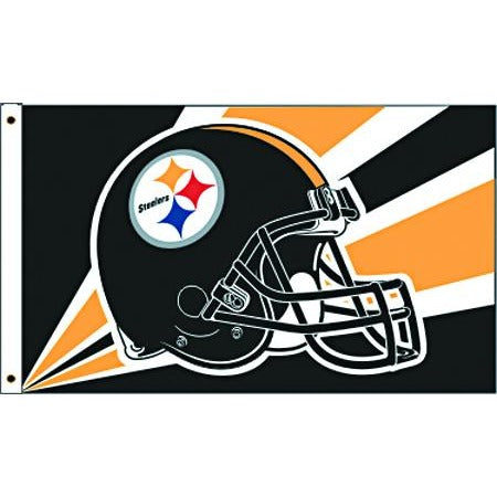 Pittsburgh Steelers Helmet Flag