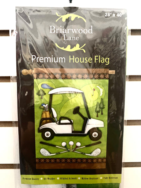 Golf Spring House Flag