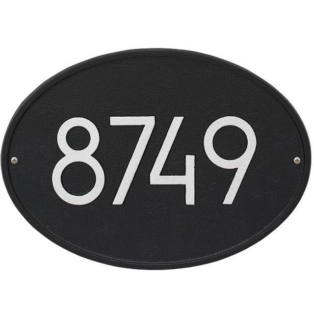 House Plaque Modern Oval