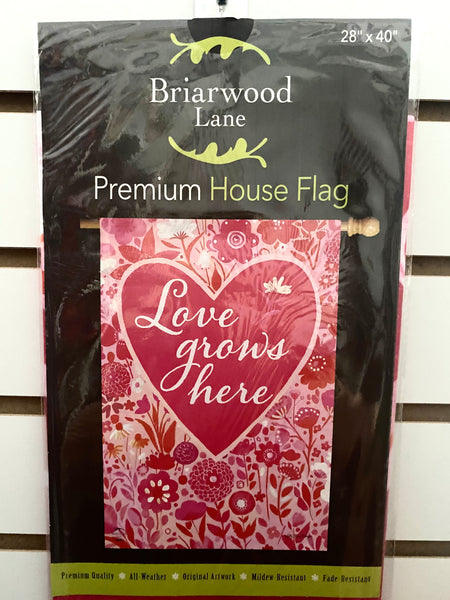 Valentines House Flag