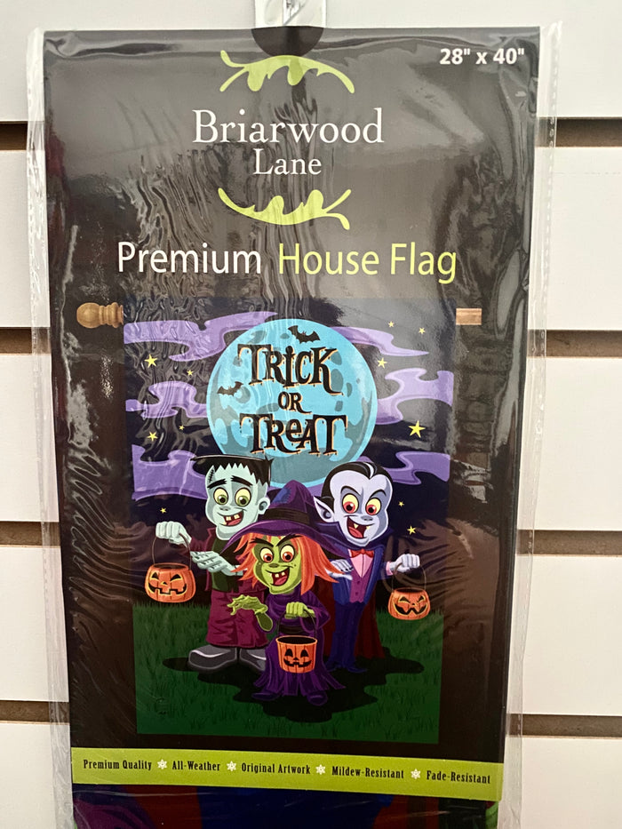 Trick or Treat House Flag