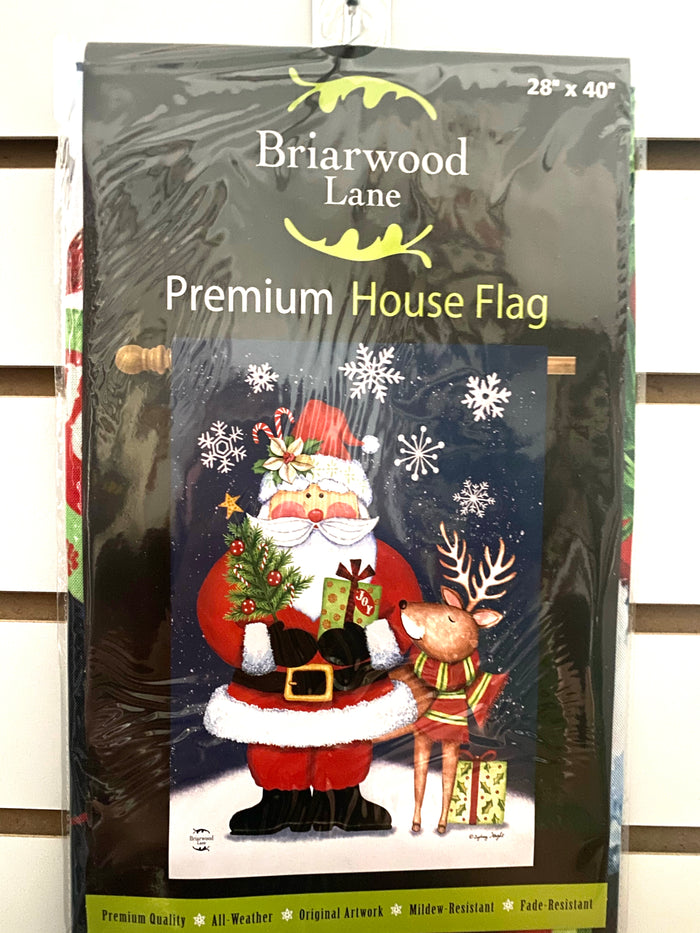 Santa Delivery House Flag