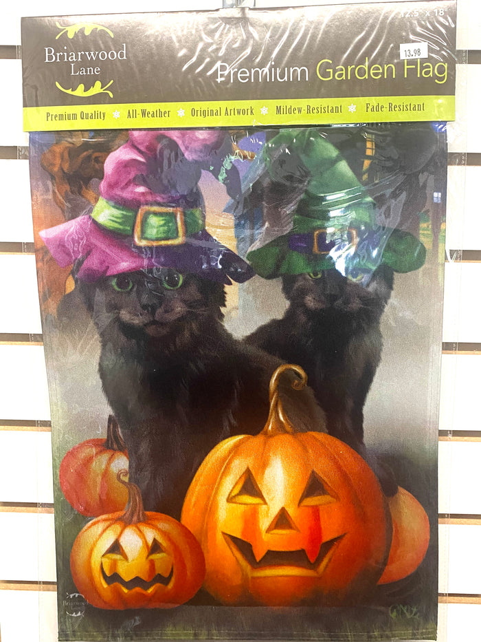 Fall Cats Garden Flag