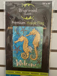 Under the Seahorse Welcome House Flag