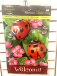 Ladybug Welcome Garden Flag