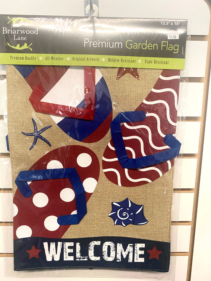 USA Welcome Garden Flag