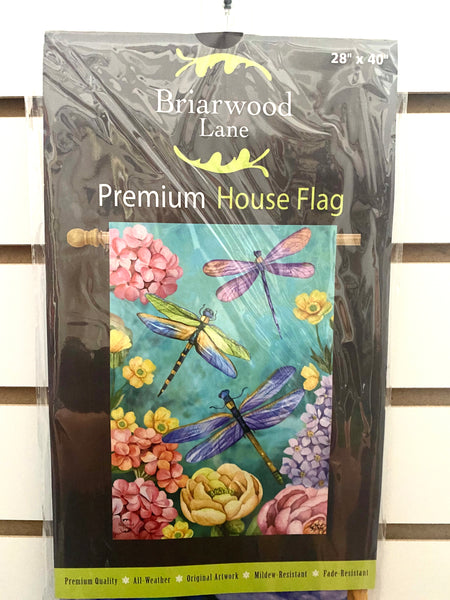 Dragonfly Spring House Flag