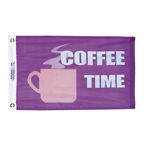 Fun Coffee Time Flag