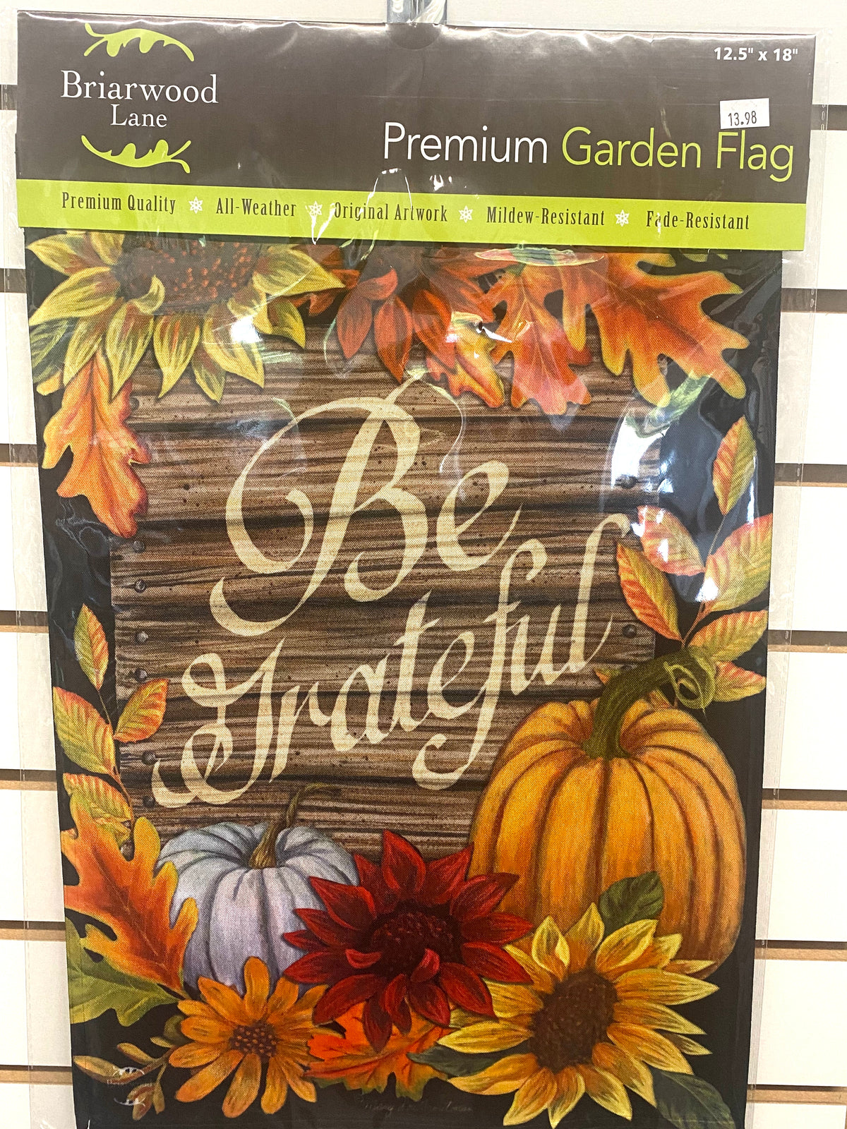 Be Grateful Garden Flag