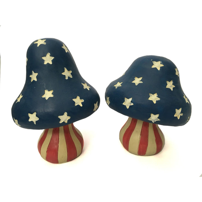 USA Themed Mushroom Knicknacks