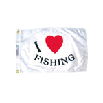 Fun I Love Fishing Flag