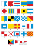 International Code of Signal Flags - SIZE 0