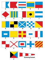International Code of Signal Flags - SIZE 3