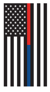 U.S. Thin Red & Blue Line Flag