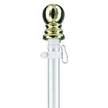 Gold Ball Flag Pole Topper