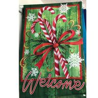Welcome Holiday House Flag