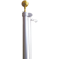 In-Ground Sectional Flagpole 15' - 20'