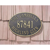 House Plaque Oval