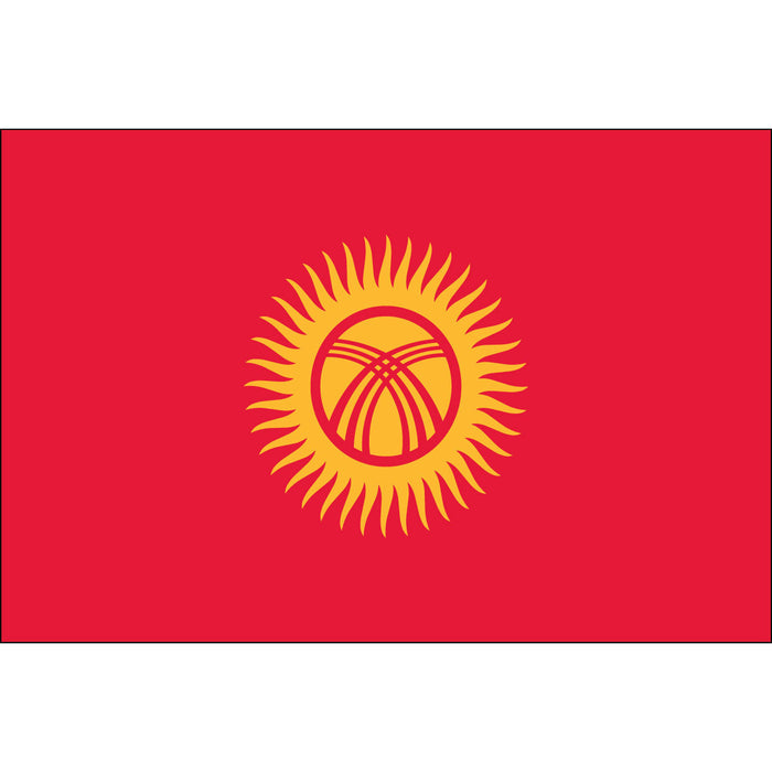 Kyrghvstan Flag