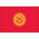 Kyrghvstan Flag
